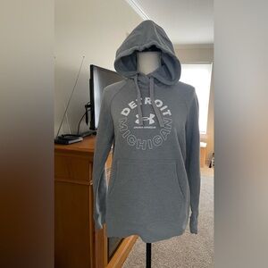Women's UA Rival Fleece Detroit Michigan Hoodie Size S/M